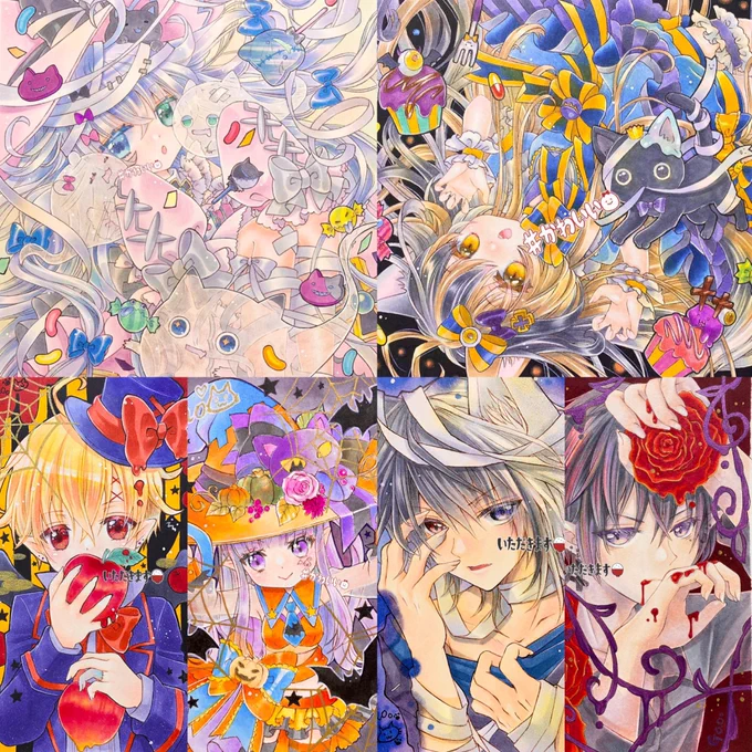 #アナログ絵 は良いよ〜楽しいし( ・▽・)><( ・▽ ・ )完成後に手元に原画がちゃんとあるし何より世界に一つ!!お宝だよ。☆。.:*・゜ 
