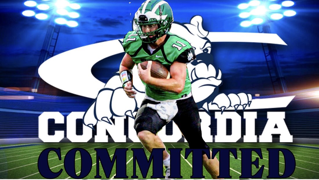 I’m honored to announce my commitment to the University of Concordia to further my academic &amp; football career. Huge thanks to my family, friends, coaches and everybody else who has helped me along the way. #godogs🏈