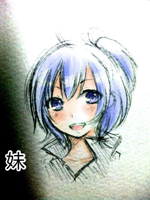 「少女漫画ばかりを読んでたわたしと少年漫画ばかり読んでた妹の絵柄です。妹はわたしの」|れふぃのイラスト
