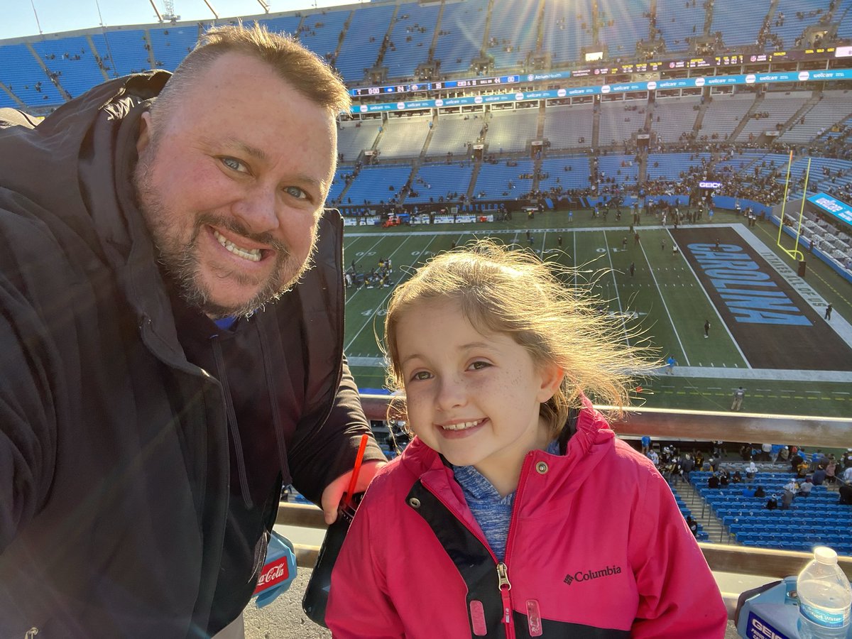 TheRobSpahr's tweet photo. Just a couple of @packers fans having a blast at today’s @Panthers / @steelers game. She had so much fun, she is insisting on going to @LambeauField next… sold! https://t.co/D41z0H0mXJ