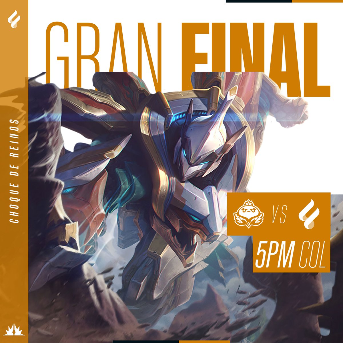 ¡YA ESTAMOS EN LA GRAN FINAL!

Vamos por toda la gloria en el #CDR, acompáñanos con tu #goBRR

⏰ 5pm
⚔️ <a href="/thekingsesport/">The Kings Esports</a> 
📺 twitch.tv/thekingsequipo