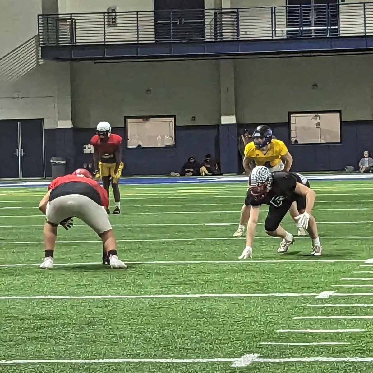 In Dallas to see this young man play in an amazing game and venue one more time @barkowen13