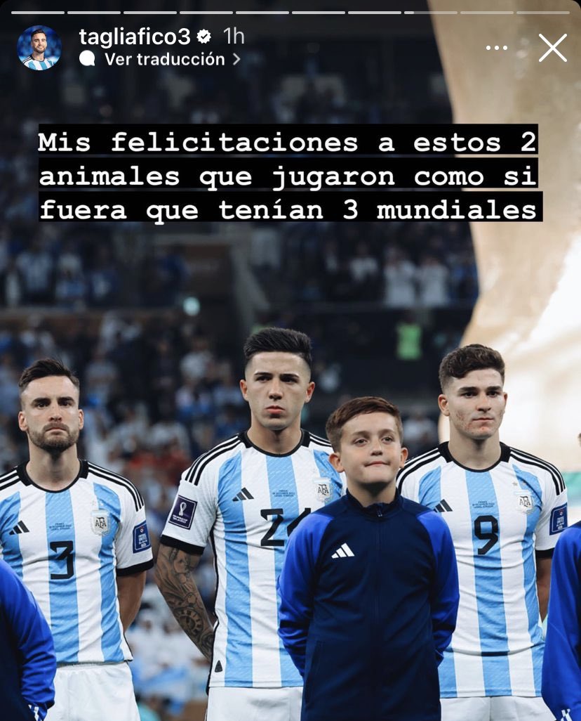 Que pedazo de hombre Nico Tagliafico