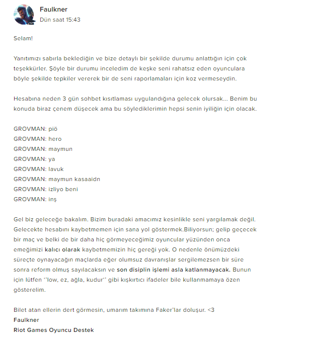 az önce westte duomla türkçe konuştum diye ban yedim :d ama kassadin türkçe öğrenip çok kırılmış olabilir pardon mb mb inş falanda yazmışım adam islamafobikse falan çok kırılır