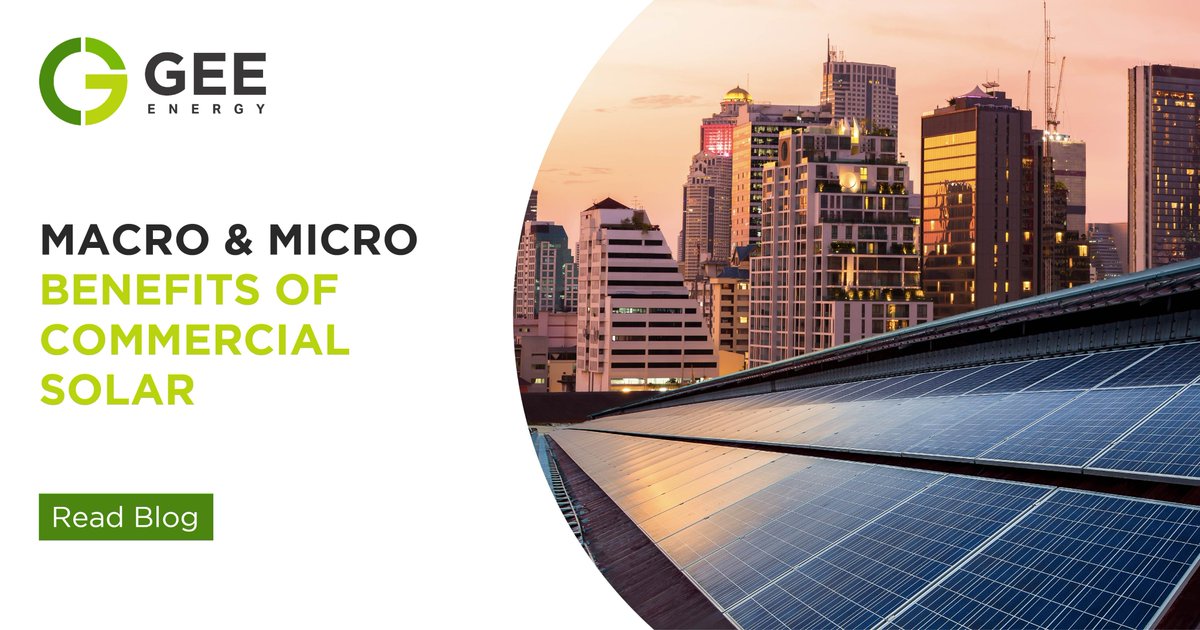 gee_energy_aus's tweet photo. Read our blog to learn more about the Macro & Micro Benefits of Commercial Solar Systems.
Blog Link: https://t.co/MmhUCcxnXM
#solarforbuisness #commercialsolar #solar #solarsystem #solarenergy #solarpower #commercialsolarsystem #australia #geeenergy #solarbenefits https://t.co/9Ci0LXITFF