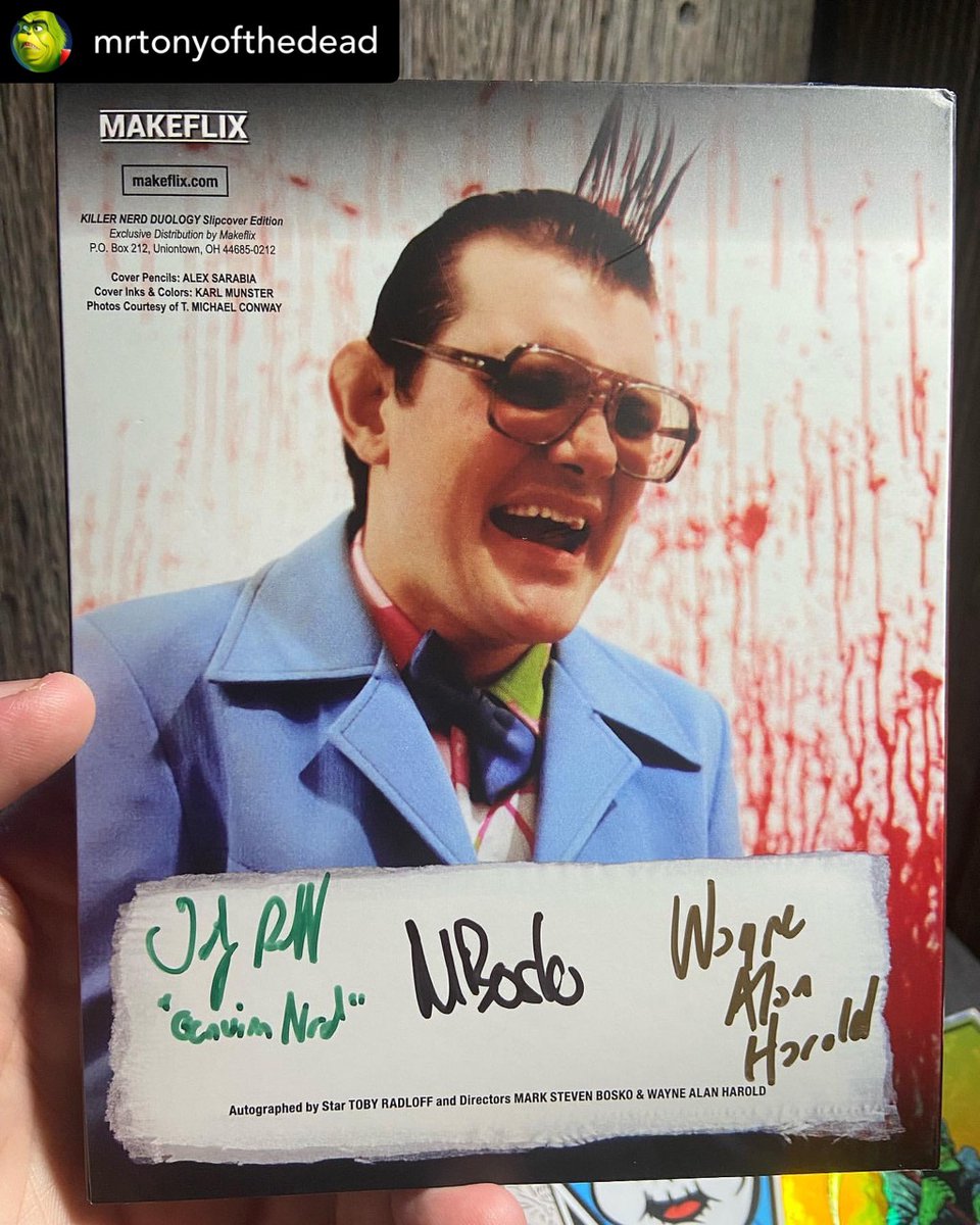 TempeVideo's tweet photo. MrTonyoftheDead on Instagram: "Mail Day! Iโve never seen any of these before, but they look good! #KillerNerd #KillerNerdDuology @makeflix #makeflix #bluray #bluraycollection #bluraycollector #mrtonyofthedead #mailday" https://t.co/Kacuejr3E7 https://t.co/pgBQUE8XTD