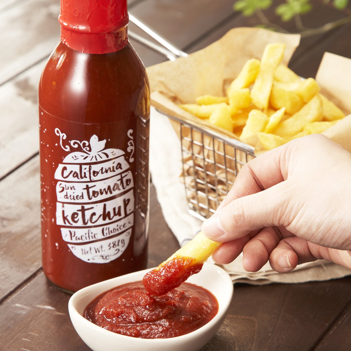 サンドライトマトを使った濃厚なケチャップ！】 天日干しにしたドライ