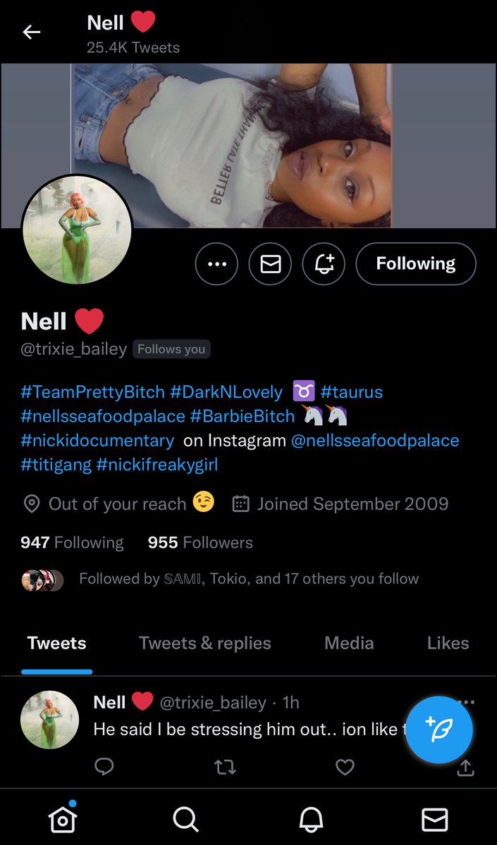 dragianator's tweet photo. YALL GO FOLLOW MY GIRL!!! SHES ALMOST AT 1K FOLLOWERS AHHH ๐ #bigbarb #headbarb @trixie_bailey https://t.co/1wQgspXgpx