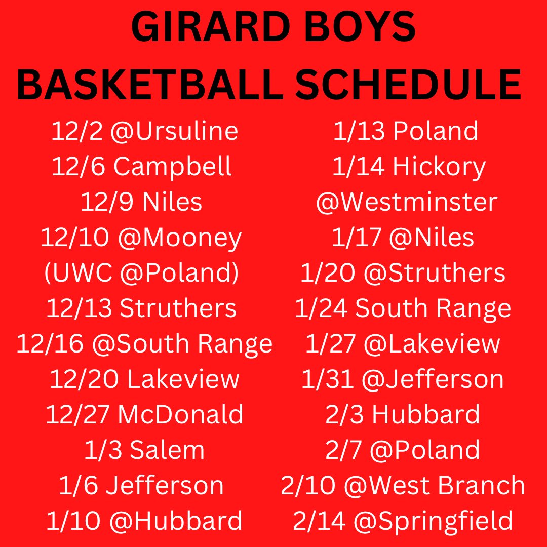 Girard Basketball (girardbball) / Twitter