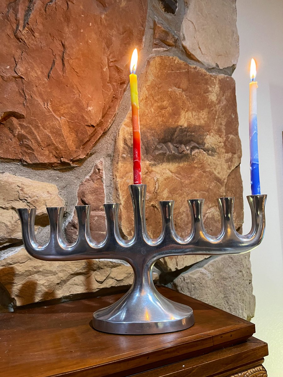 The light shines in darkness #ChagSameach #Hanukkah