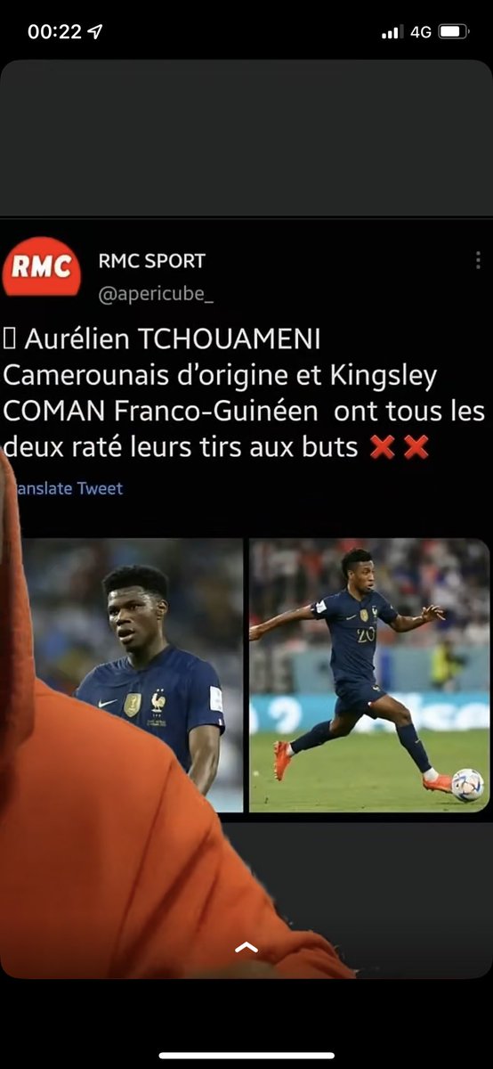 M2skuurt's tweet photo. Ils sont français que quand ça les arrangent force à Tchouameni et Coman https://t.co/c7buL3m1xK