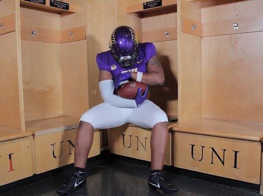 Enjoyed my official visit with UNI this weekend. I appreciate the Hospitality and Transparency from the coaches! @BrycePaup @CoachMarkFarley @AtifAustin @JesuitTigers_FB @BigCountyPreps1