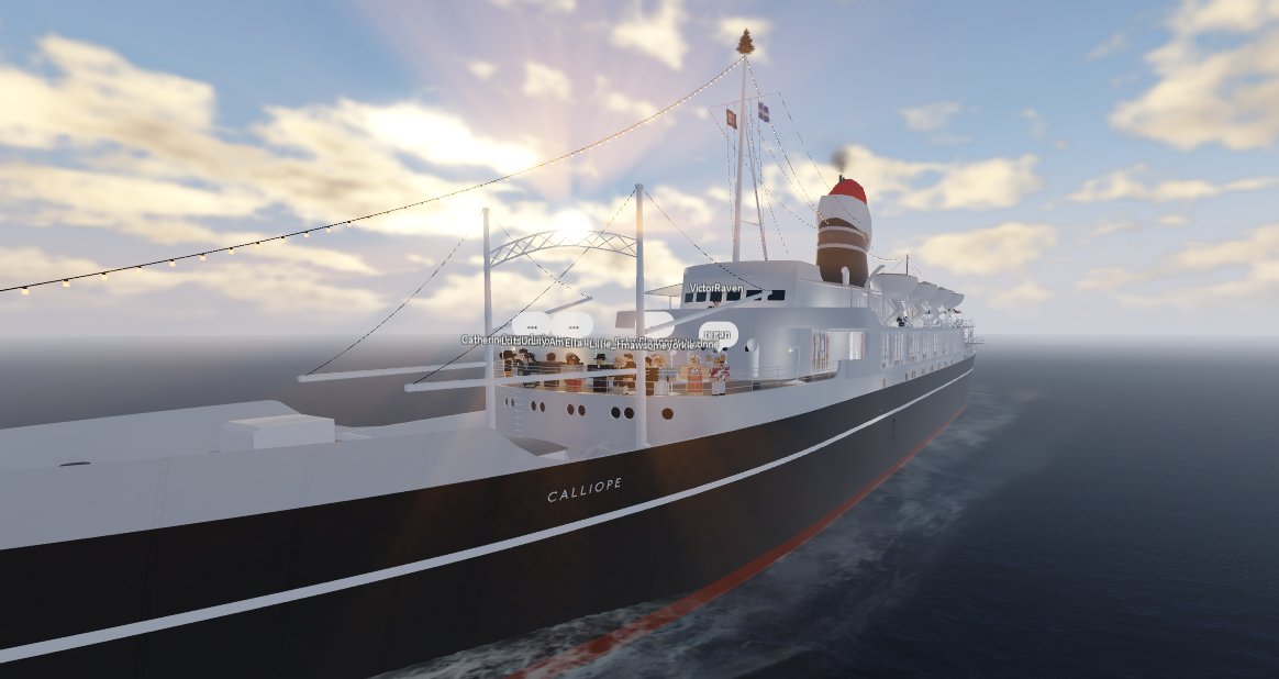 I would like to thank <a href="/Edmond_RBX/">Edouoso</a> for hosting such a memorable and entertaining cruise aboard the T.S.S. Calliope! Merry Christmas everyone and have a happy new year.