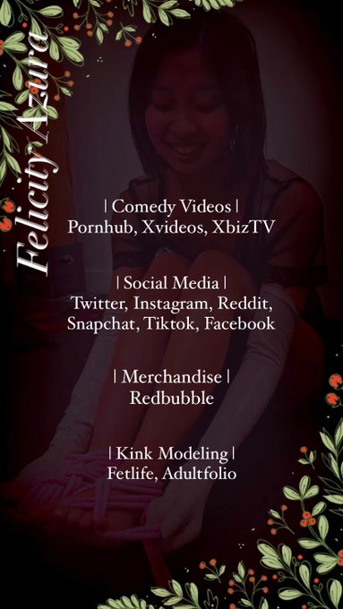 FelicityAzura  goddessfelicity_  magn0liaflowers   certifiedwaifu  Feel free to screenshot https://t