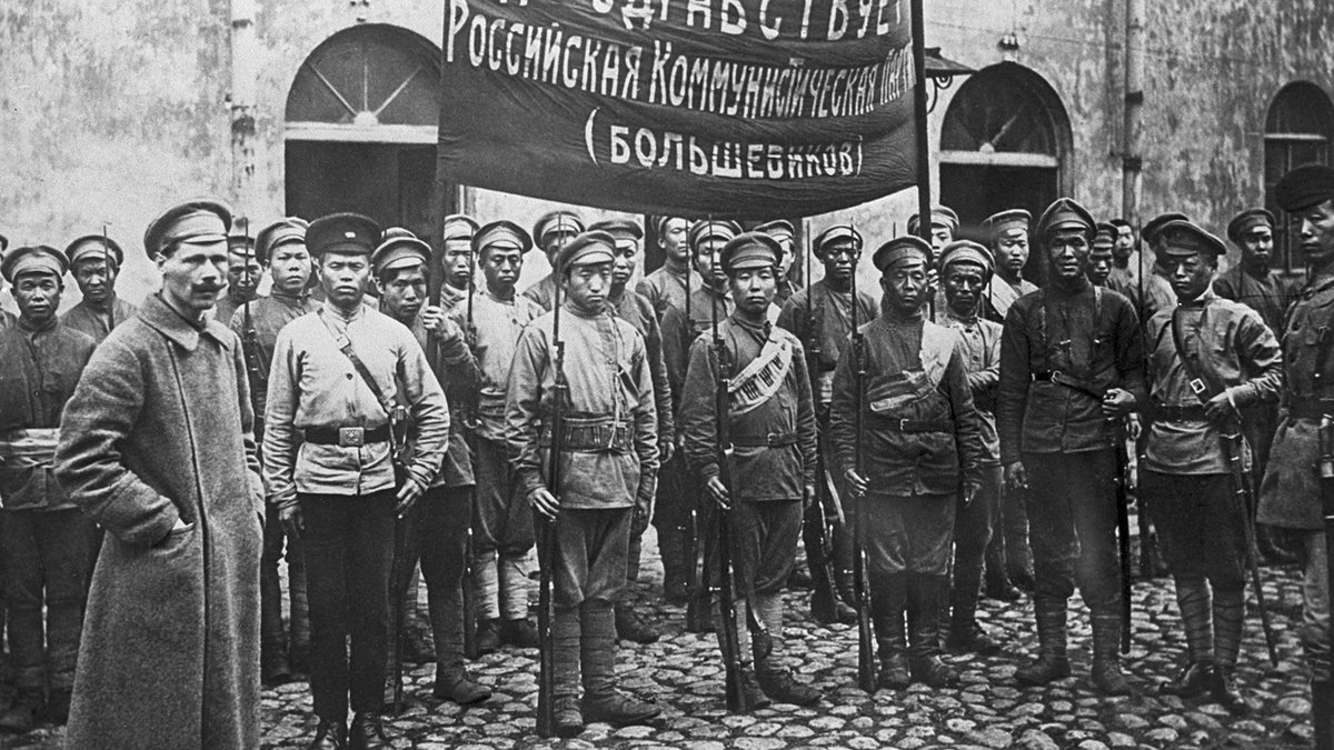 It is not very well known but more than 40,000 Chinese immigrants ('cheap labour' imported by the Russian bourgeoisie) chose to fight in the Russian Civil War on the side of Communism and were crucial for the Red Army's victory