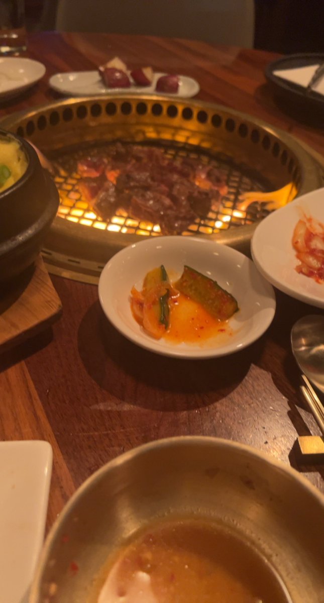 Wagu and ribeye Korean bbq in Midtown. Feeling like part of the 1%!