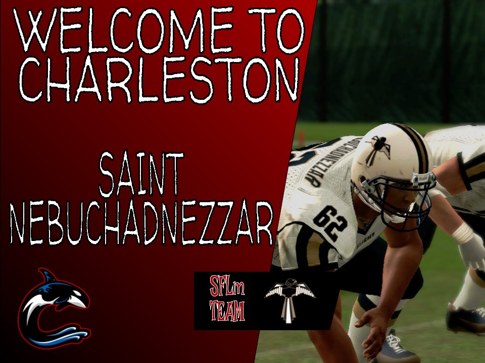 With the 39th pick in the <a href="/simulationfl/">Simulation Football League</a> S20 Draft, your Charleston Predators select Saint Nebuchadnezzar out of San Jose! Welcome to Charleston Saint!

#ApexPredator