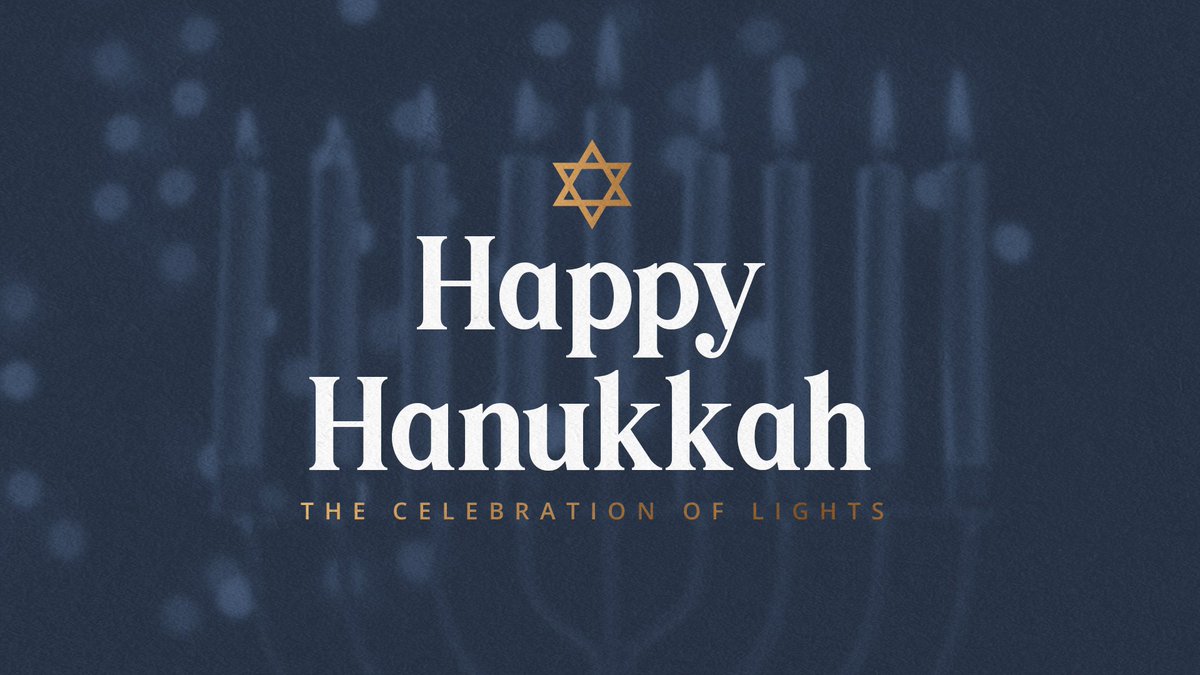 Wishing a warm and happy Hanukkah to all those who will begin observing the Festival of Lights this evening