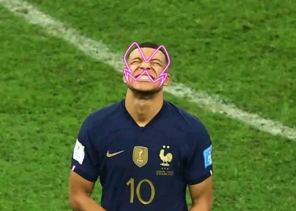 axmagics's tweet photo. 🚨 GRAVE: após derrota da França, Mbappé é akumatizado, veja as imagens do momento em que tudo ocorre.

 #FIFAWorldCup #Qatar2022 https://t.co/ndnagYYAzu