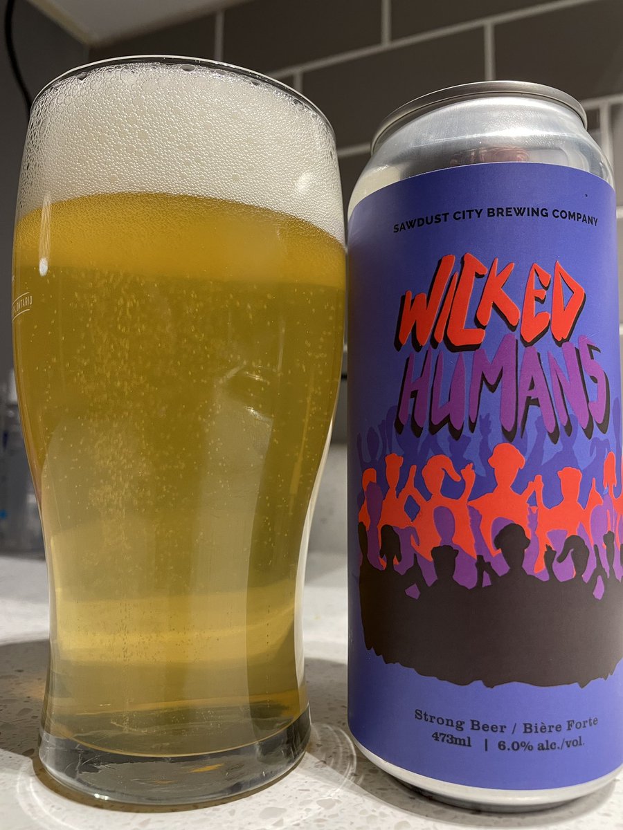 Decem-beer 18th: Wicked Humans from <a href="/sawdustcitybeer/">Sawdust City Brewing Co.</a> in collab with <a href="/TownBreweryCa/">Town Brewery</a>. The Vista hops are clearly the star in this fantastic West Coast IPA without being overpowering. Like the beer version of an acoustic performance - impressive in its subtlety without being loud.