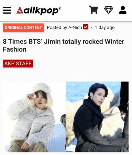 8 Times BTS' Jimin totally rocked Winter Fashion