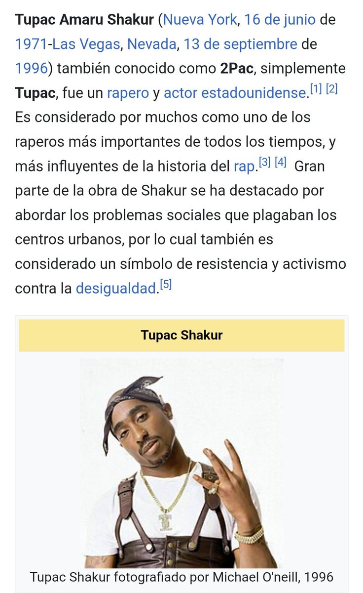 robespain's tweet photo. @Trissiamo @pssssssse @YouTube Coño, Trissia, Tupac.
Como no lo conozcan es para matarlos 🤣🤣🤣
Tupac es uno de los padres del Hip Hop y del uso del rap como forma de protesta social ante la brutalidad que sufre la población afroamericana en Estados Unidos.
De hecho, es un mártir en el hip hop.
#FreeTupac https://t.co/Z5WCeGhxGu