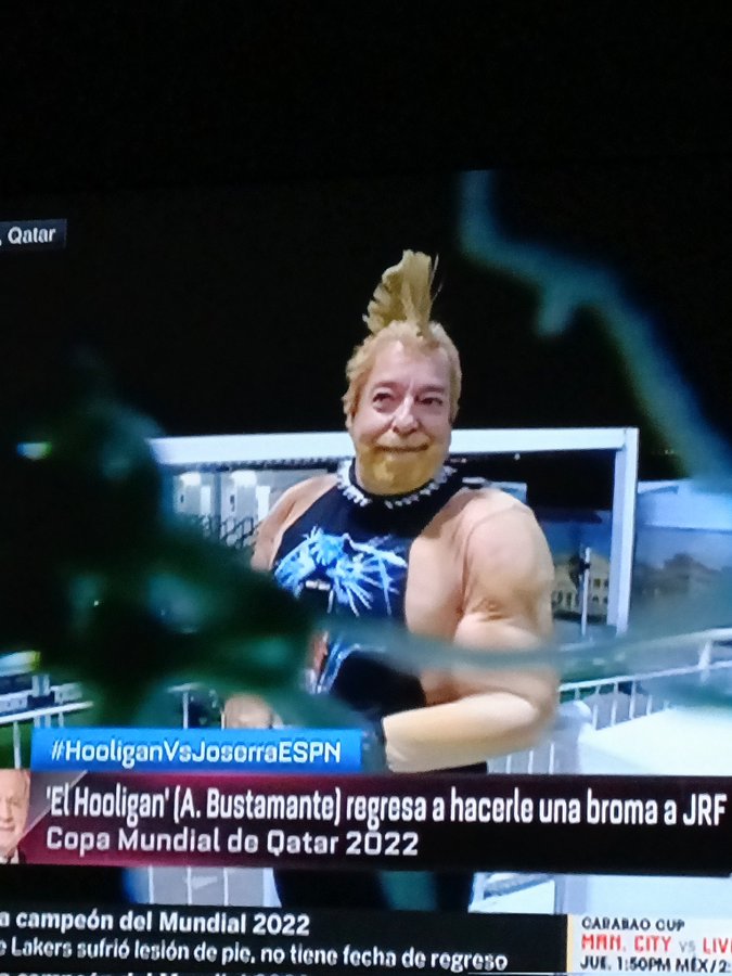 sacc_16's tweet photo. Este es el escorpión dorado de mi generación, damas y caballeros Don Andres Bustamante. 🤩🥳
#HooliganVsJoserraESPN https://t.co/va47u2jZhH