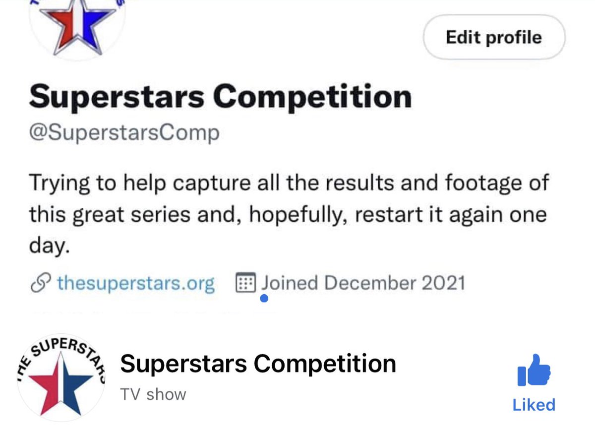 Superstars Competition tweet media