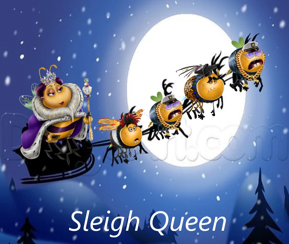 JPegBeeKind's tweet photo. This #royalbee knows how to ride in style #sleigh Queen
@Crypto_Swarm https://t.co/BuVfF7CYWq