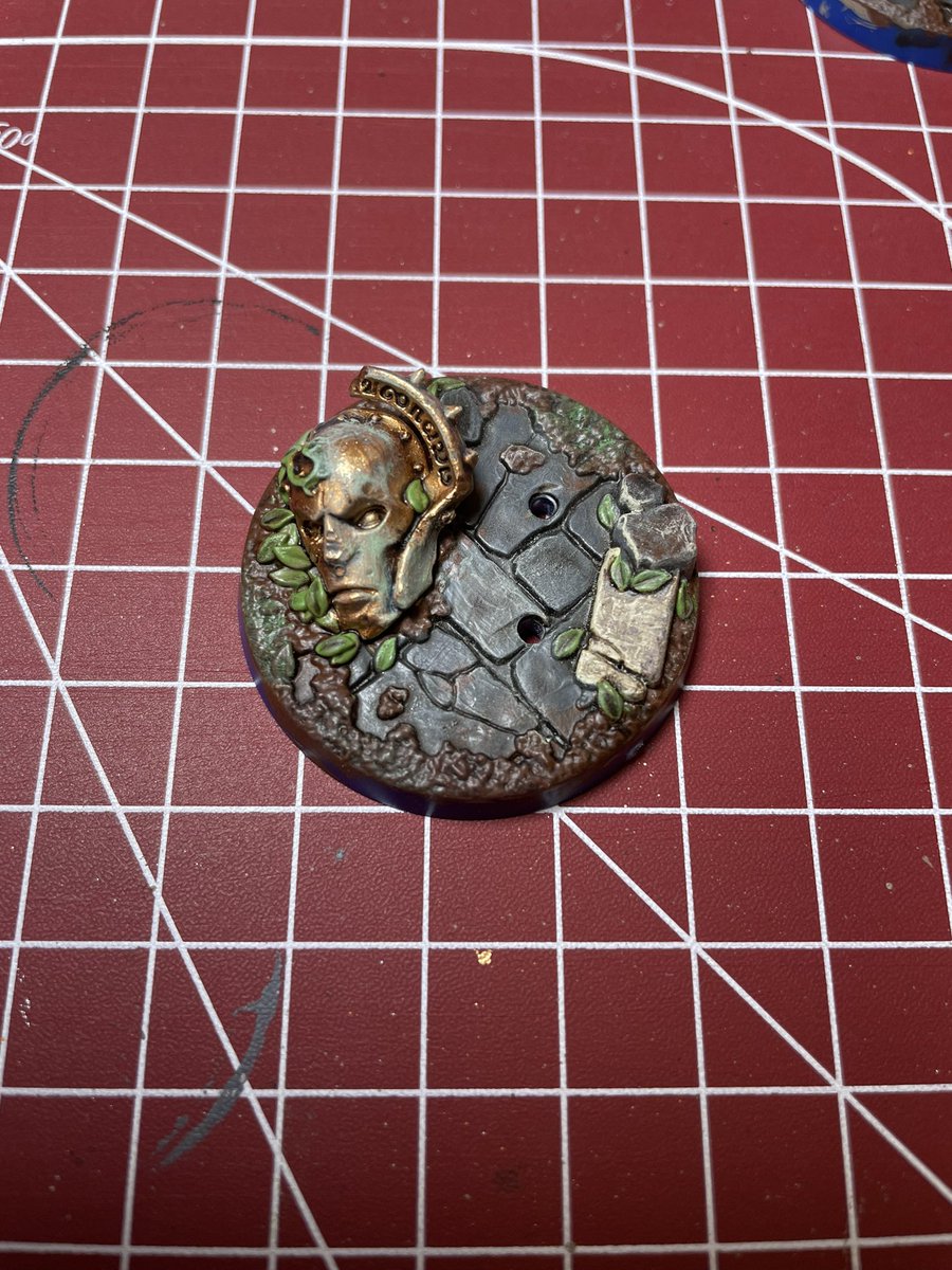 Pixel_Fuzz's tweet image. Warhammer Underworlds base. #Warhammer #miniaturepainting