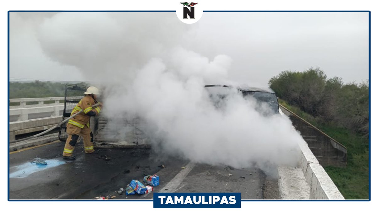 elmananarey's tweet photo. #Tamaulipas | Se incendia #camioneta tras #impactarse contra un #muro | #SanFernando
https://t.co/lFKvi2YFGo https://t.co/CaBozMLHf4