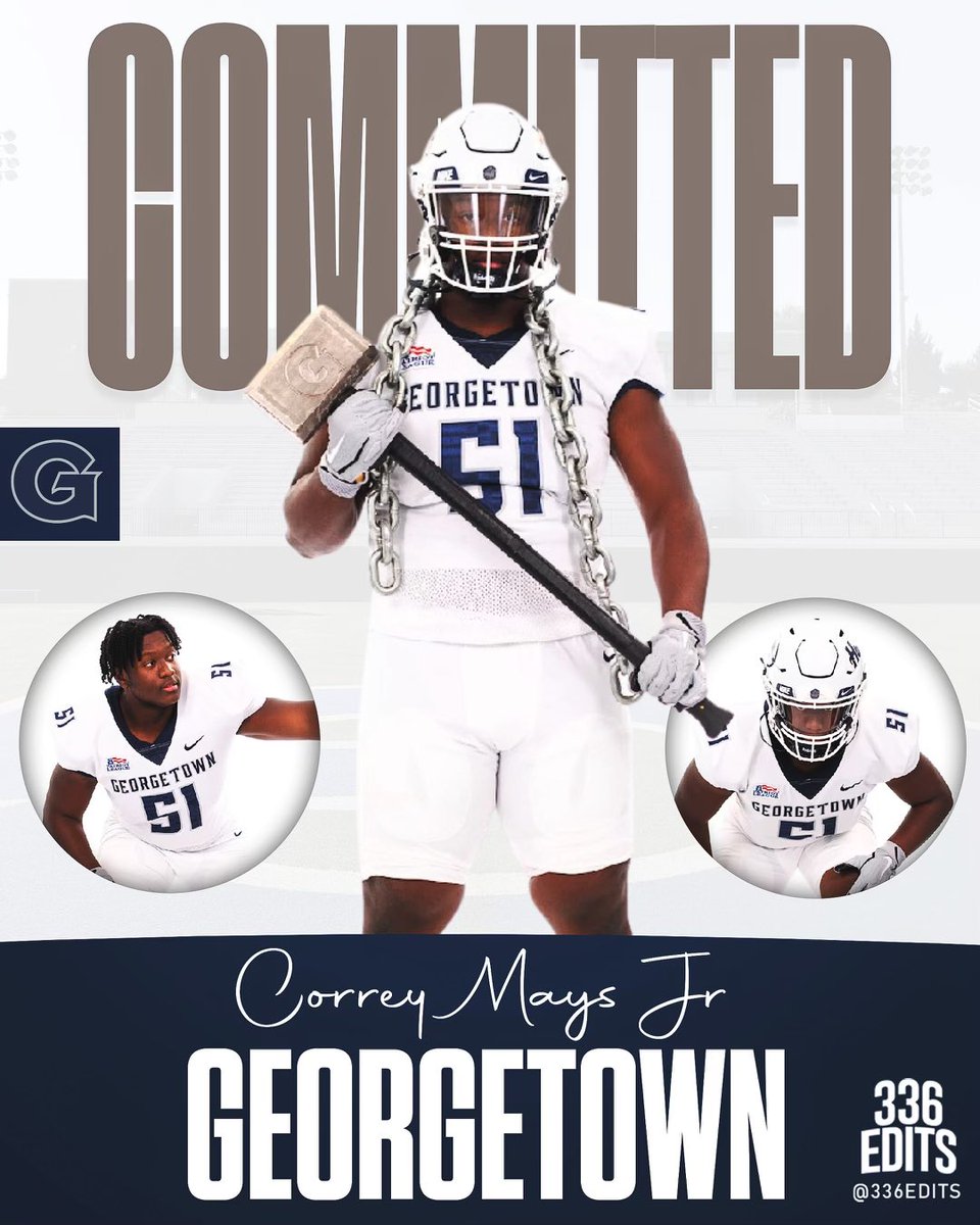 #AGTG “A man's gift maketh room for him, and bringeth him before great men.”Proverbs 18:16 #COMMITTED <a href="/HoyasFB/">Georgetown Football</a> <a href="/CoachThames21/">Steve Thames Jr.</a> <a href="/CoachKolt/">Alex Kolt</a> <a href="/coachsgarlata/">Coach Sgarlata</a> <a href="/philipcj65/">Jimmy Barnes 💎</a> <a href="/zku65/">Zach Underwood</a> <a href="/Bronco_Ftball/">Brookwood Football</a>