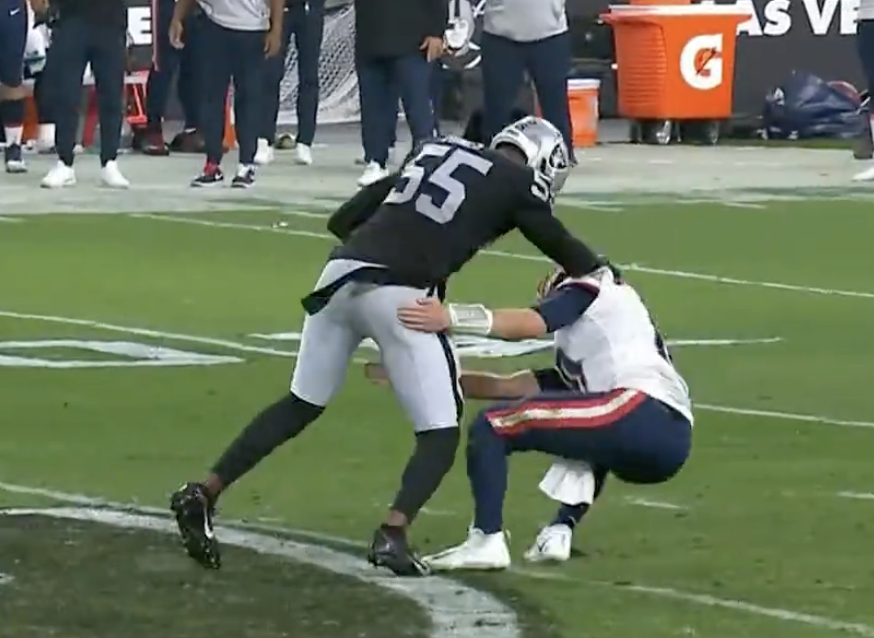 SportsCenter's tweet photo. Oh no, Mac Jones 😅 https://t.co/gni9ruSTK8