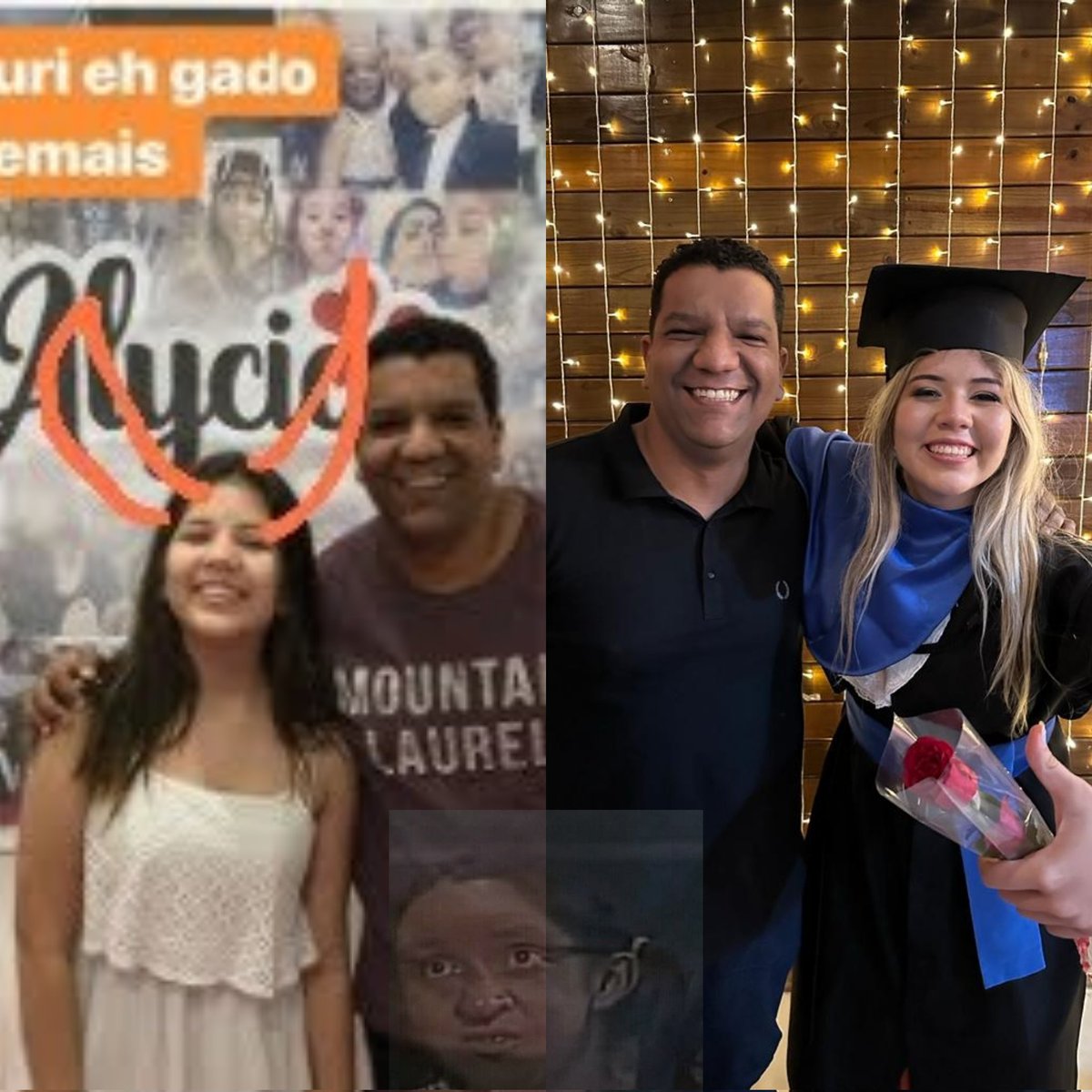Guilhermedim's tweet photo. O tempo passa hein @burralol. esses dias tirando 0 em inglês e hoje formada. https://t.co/7FEhOzd0rJ