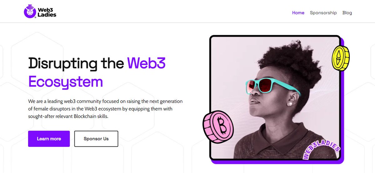 udpresh's tweet photo. #Day2Challenge task for the #Cdv20DaysofCode at @Codevixens: To clone the landing page of the web3ladies website.
Honestly, My first time cloning a website was quite challenging, dealing with huge programs but I loved it.
Here's my cloned web3landing page: https://t.co/TB09PVzDVU https://t.co/D1th9bJrIG