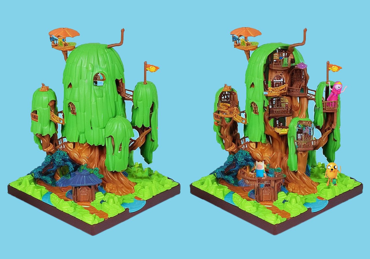 Adventure time hotsell treehouse lego