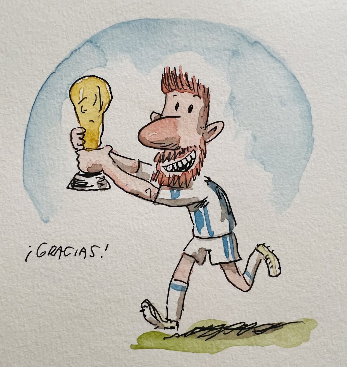 Felicitaciones a la selección argentina de fútbol #FIFAWorldCup