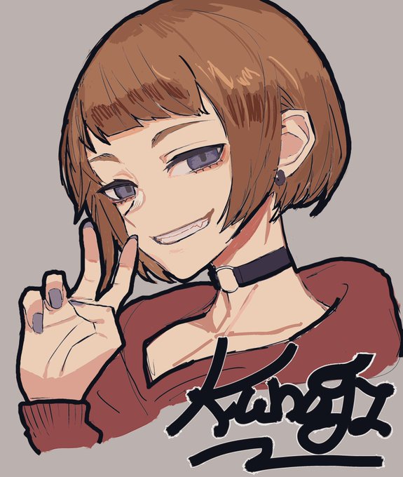 よその子のクヌギさんのファンアートです! 