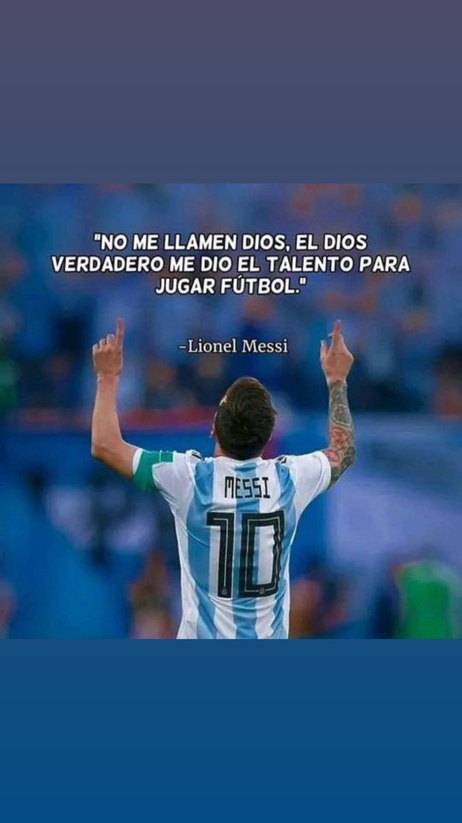 Solo los soberbios son incapaces de reconocer -como Messi reconoce- a quién le debemos los dones que recibimos. Veamos ahora cómo los envidiosos atacan a Messi.