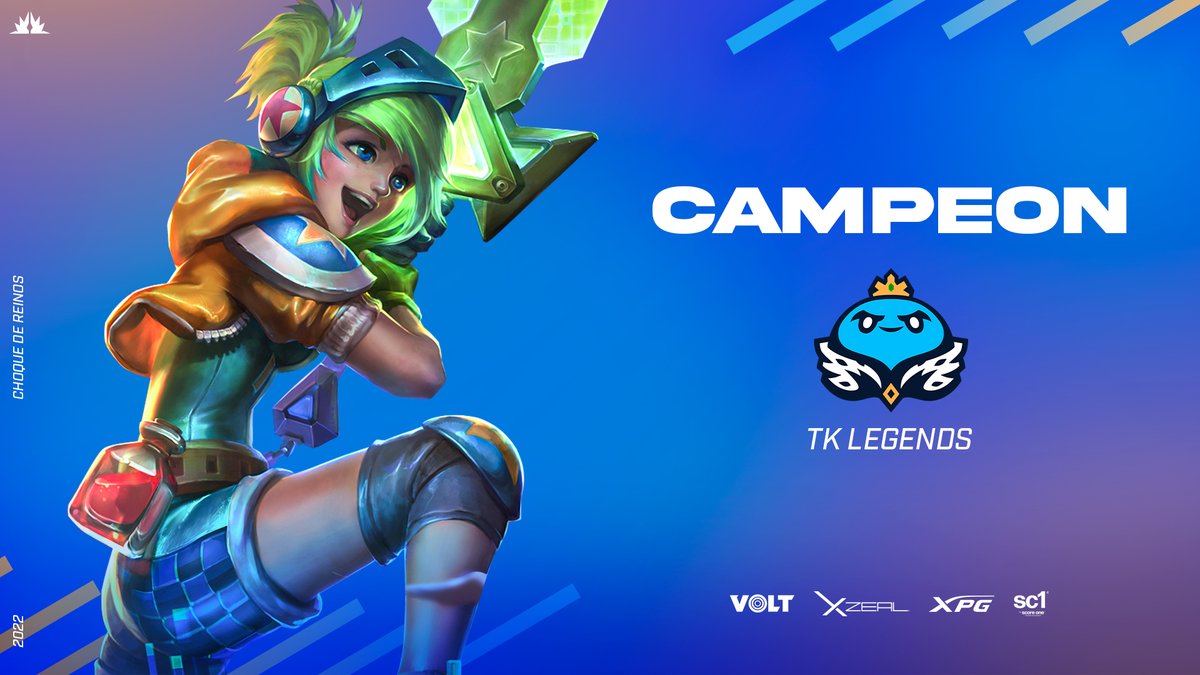 TK se lleva la corona por segunda vez!
Después de unas muy buenas partidas de parte de ambas escuadras llega el fin del torneo.
Muchas gracias <a href="/BravesRising/">Braves Rising</a> por formar parte de CHOQUE DE REINOS, esperamos seguir compartiendo la grieta del invocador con ustedes en el futuro❤️
#CDR