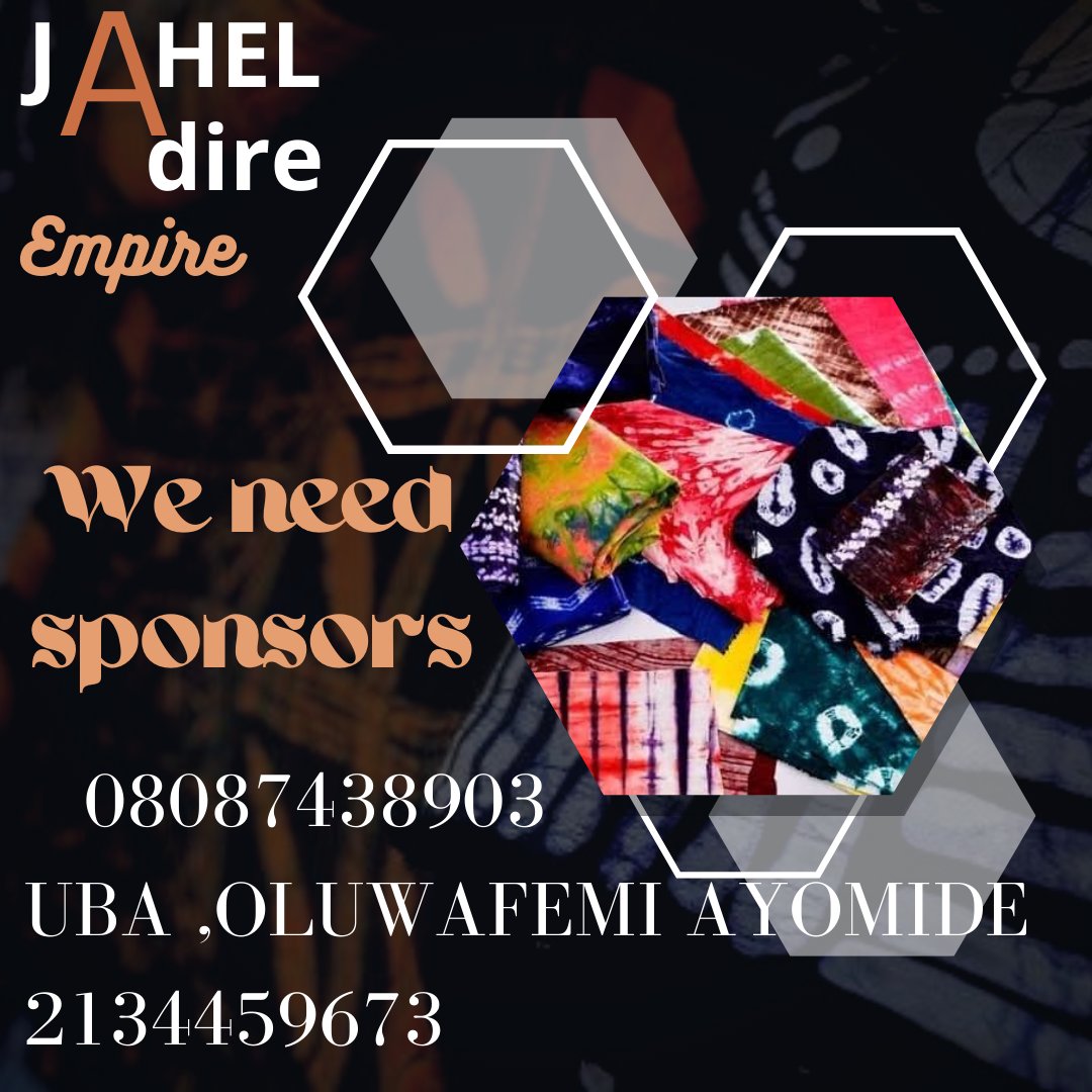 oluwaf7's tweet photo. @Iam_Emmaboi Please we need sponsor ❤️🌹
Donation ✅🌹
Help me build this business https://t.co/pp0s2BPeQH