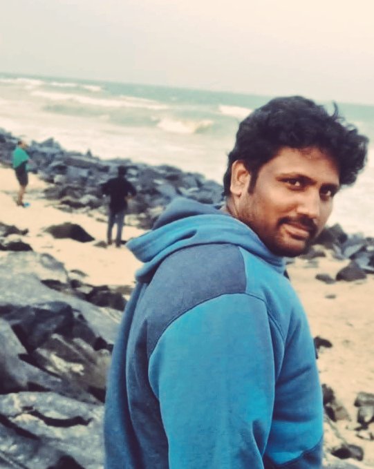 At #Rockbeach #Puducherry