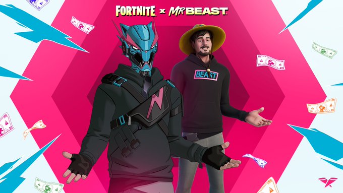 FortnitePV2's tweet photo. Like &amp; RT FAST! I want to send someone 13,500 V-Bucks to buy stuff from the Fortnite Item Shop or to send Gifts. INCLUDING MRBEAST SKIN &amp; MY HERO ACADEMIA &amp; ICON SERIES SKINS!

MUST be following @FortnitePV2 to be chosen among the other winners. https://t.co/cPieArmk0w