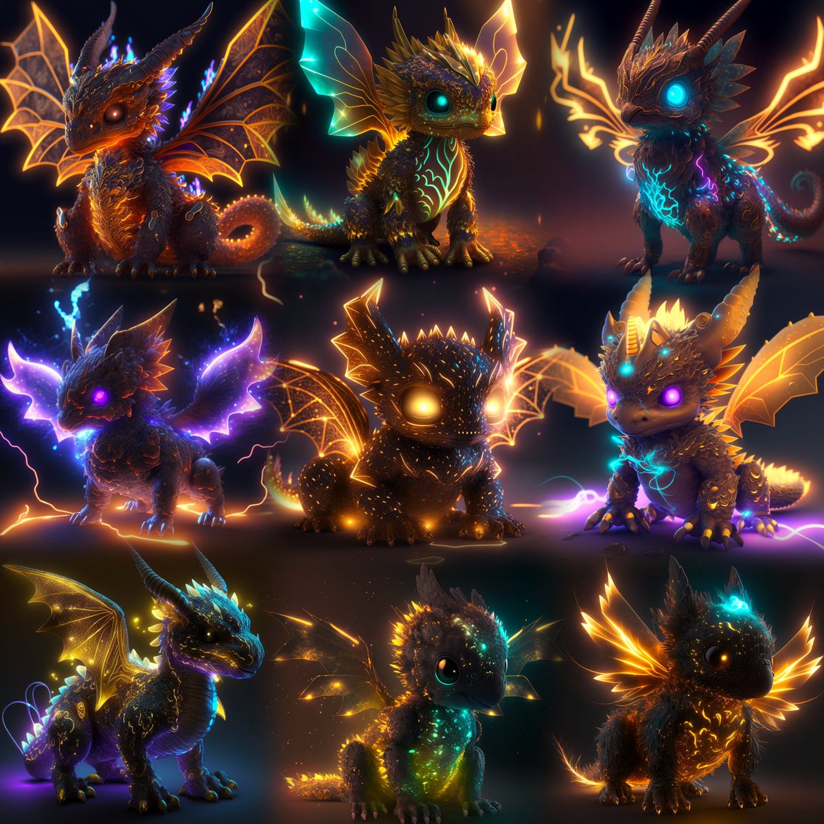 ChexEvo's tweet photo. @TrentPulsipher @getvast @BroadsideNFT @Myth_of_Dragons @NEOZEN_NFT Yessir. Energy were the last of the eggs to start hatching. Some crazy ones https://t.co/drdNyizCrL