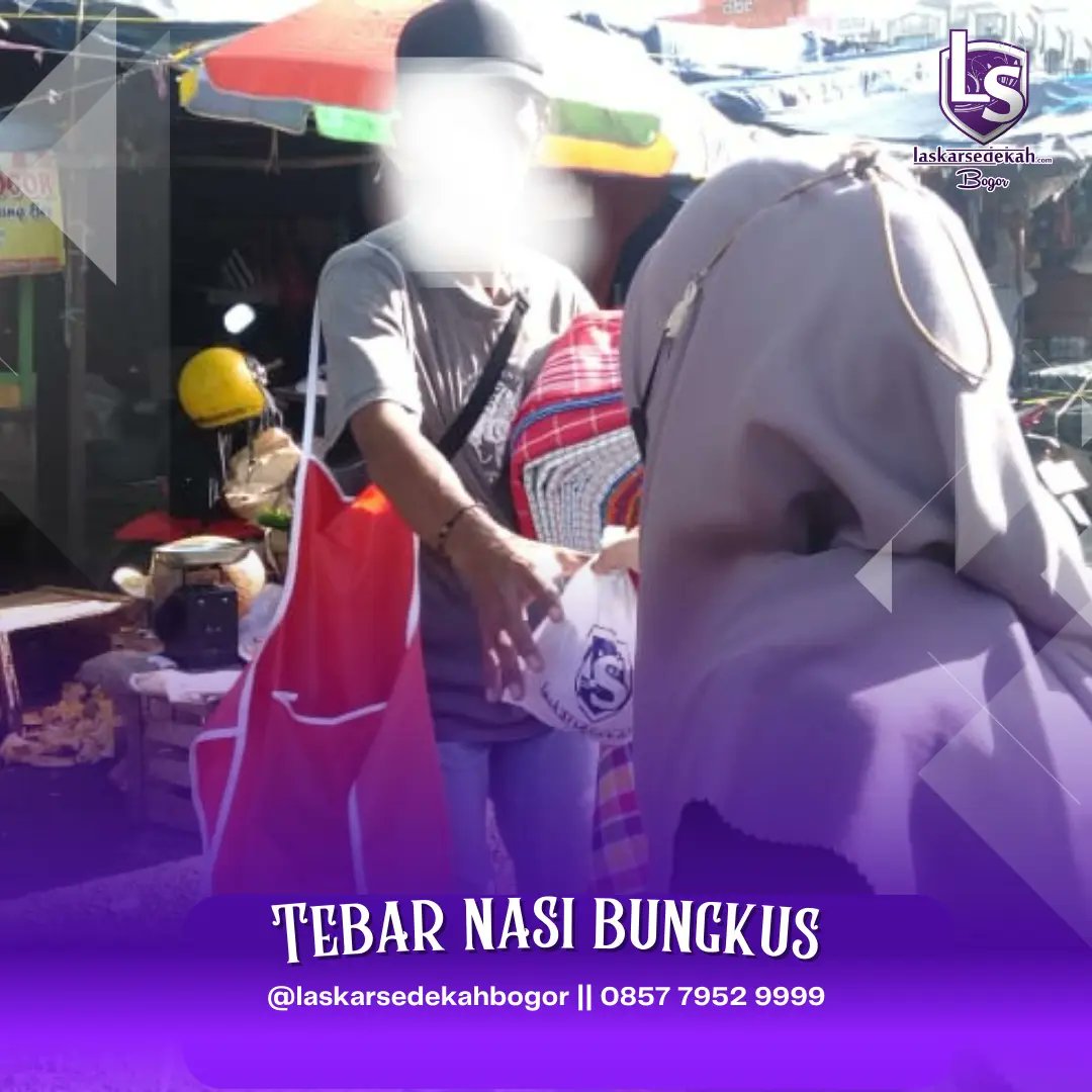 Alhamdulillah (18/12) Tebar Nasi Bungkus penutup tahun 2022 terlaksana dengan lancar.
70 bungkus nasi didistribusikan langsung di sekitaran Alun-alun Kota Bogor dan Pasar Anyar
Jazakumullah Khair para pendekar sedekah dan pasukan LS Bogor
Semoga menjadi amal kebaikan untuk kita