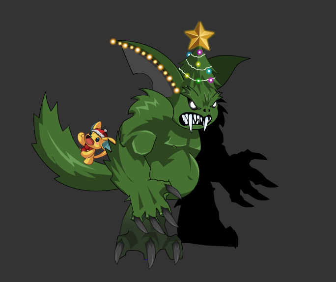 Just for fun, gave the Frostvale Moglinster Tree a randomized tail/branch. Chibi Frostval Zorbak, "holiday lights" and more. AQ.com x.com/Alina_AE/statu…