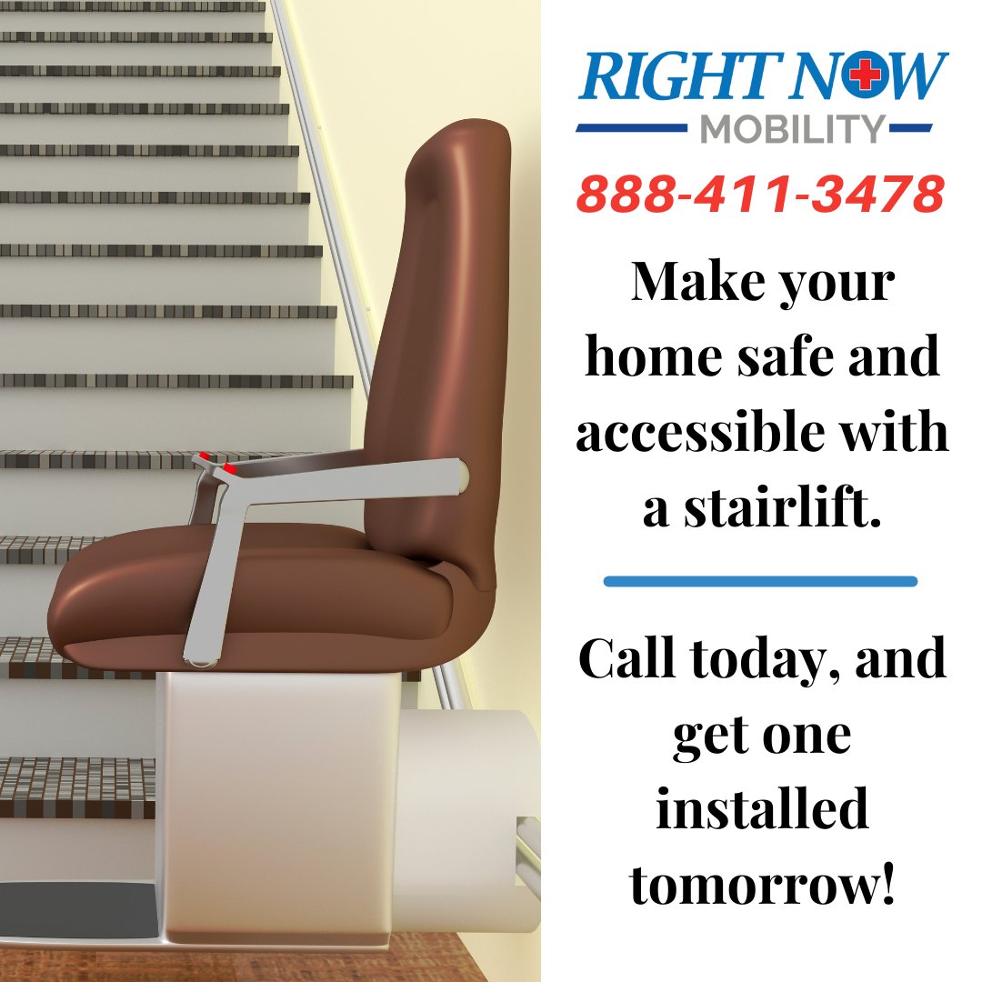 rightnowmob's tweet photo. You’ve invested time and love into your home, and don’t want to move because of #accessibility and #mobility issues. Let our team of experts install a #stairlift for you right when you need it. Contact us now at csr@rightnowmobility.com! #Cincinnati #Louisville #ColumbusOhio https://t.co/OHKdmb5d7I