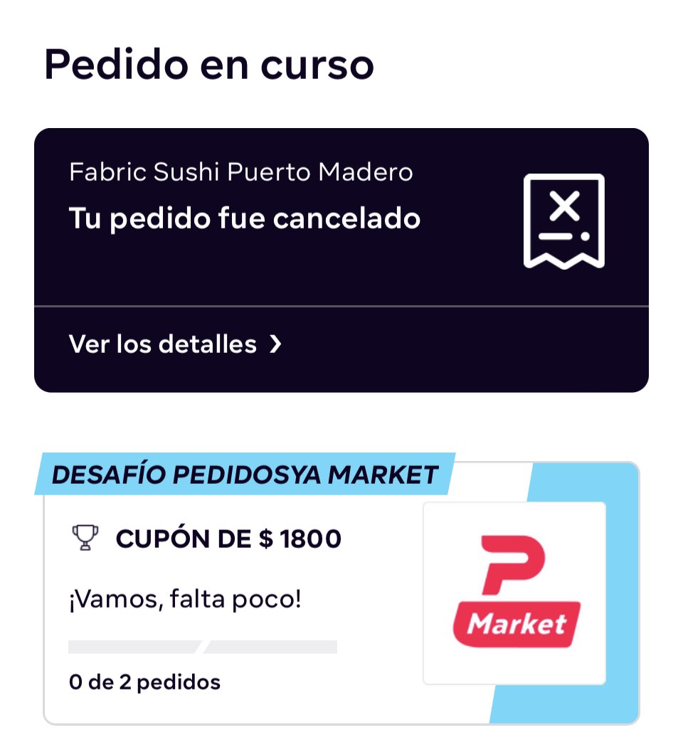 Después de dos horas de patearme el pedido, me cancelan a las 10 de la noche y con invitados…. Que desastre sos <a href="/FabricSushi/">Fabric Sushi</a> y <a href="/pedidosya/">PedidosYa</a>