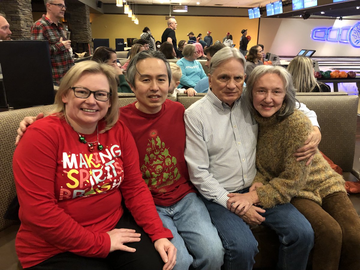 Enjoyed spending time with my lab members, their families, and their significant others at our laboratory holiday party bowling and playing lasertag. I am so grateful to have such a wonderful group of people I work with.