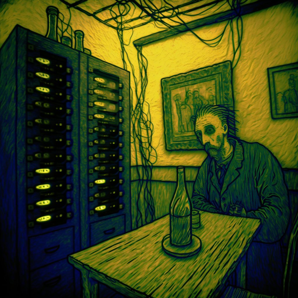 cventura's tweet photo. van Gogh's server
#midjourney #midjourneyai #aiart #generativeart #vangogh https://t.co/miu0yzWpif